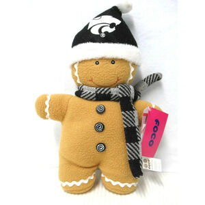 Kansas State University Forever Collectible GingerbreadMan Weighted Standing NWT
